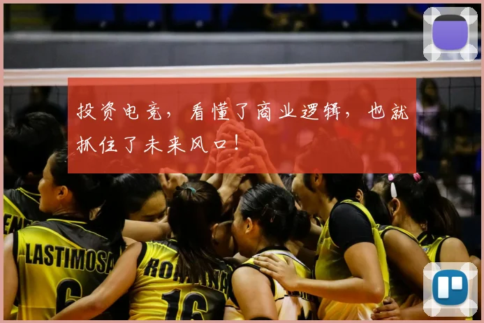 投资电竞，看懂了商业逻辑，也就抓住了未来风口！