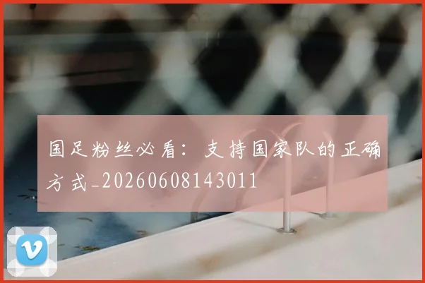 国足粉丝必看：支持国家队的正确方式_20260608143011
